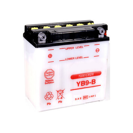 Batterie VICMA YB9-B 9 A, positif Gauche