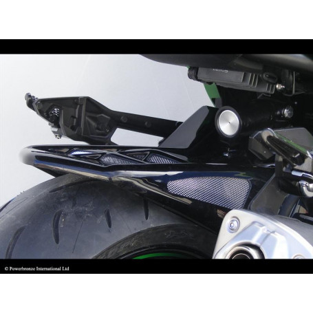 Guardabarros trasero Powerbronze in ABS negro para Kawasaki Z 800