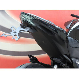 Kennzeichenhalter verstellbar schwarz Evotech für Kawasaki Z 800 13 | MotoGM