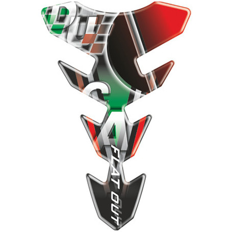 Protection réservoir autocollant Ducati long  22 cm