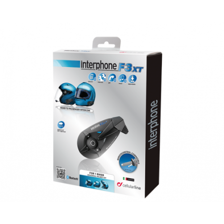 Cellular Line Interphone F3XT Single-Intercom Bluetooth (1 piece)