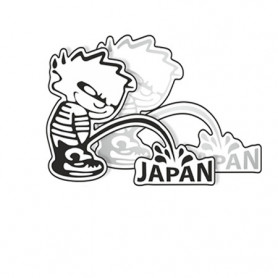 Aufkleber Motorrad Japan L X H 9 cm + 5,5 CM (2 Stück) | MotoGM
