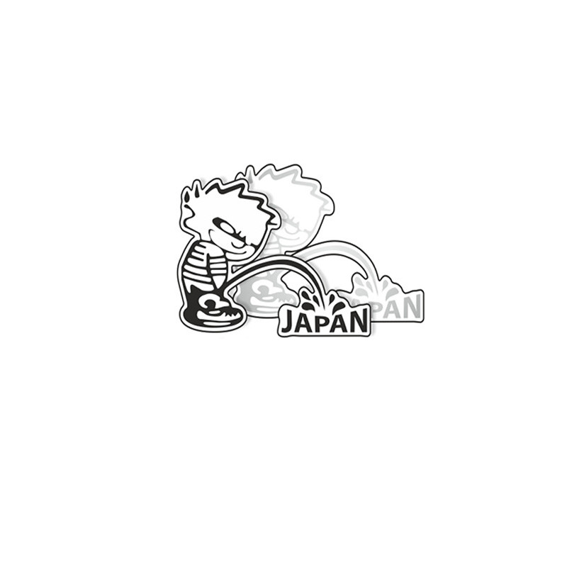 Pegatina moto Japan L X H 9 cm + 5,5 CM (2 piezas)