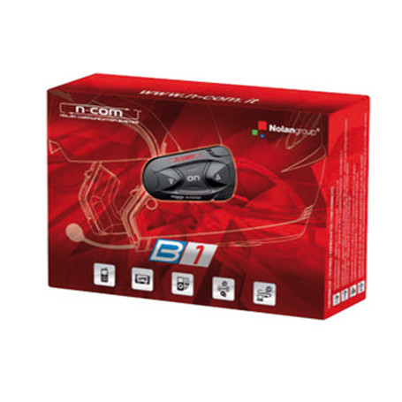 Systém de communication N-COM Bluetooth B1 pour casque Nolan N103, N90, N91, N86, N85, N71, N43/AIR Singolo (1 piece)