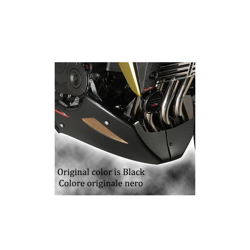 Motorschutzpuffer Powerbronze in ABS schwarz für HONDA CB600 HORNET 07-13/CBF600 08-13/CB1000R 08-14