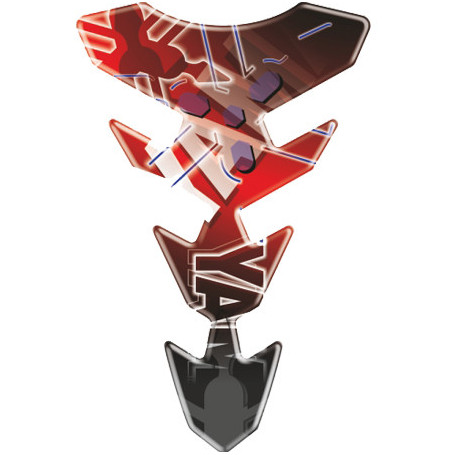 Yamaha tank pad long Red L: 22 cm