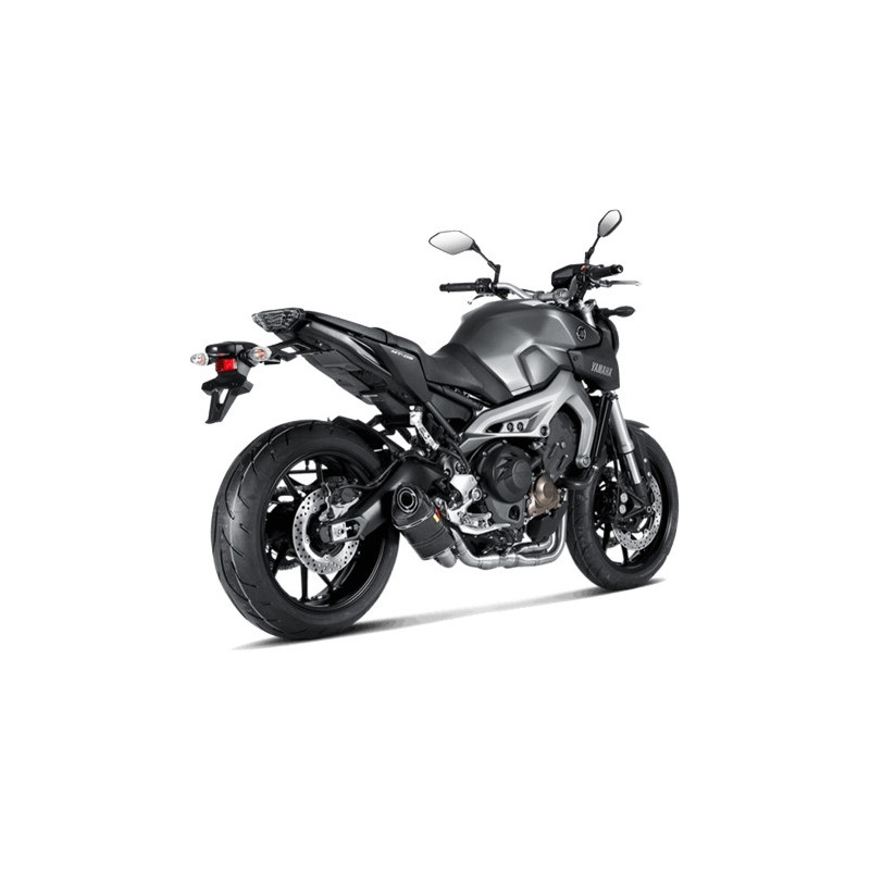 Escape completo Racing Akrapovic con terminale carbono non homologado para Yamaha MT-09 / FZ-09