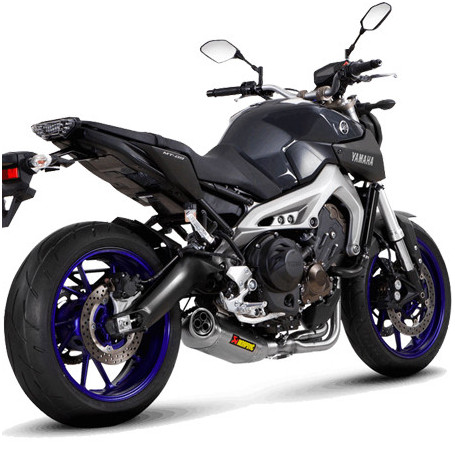 Ligne complète Inox Akrapovic Racing homologué (avec P-KAT-028) Yamaha MT-09 / FZ-09