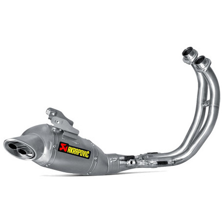 Scarico completo Racing Akrapovic Inox omologato per Yamaha MT-07