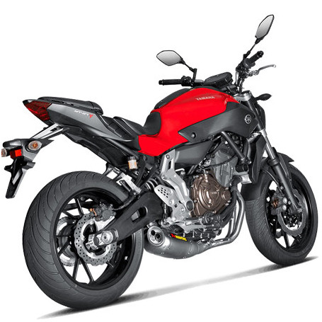 Ligne complète Inox Akrapovic Racing homologué (avec P-KAT-028) Yamaha MT-07