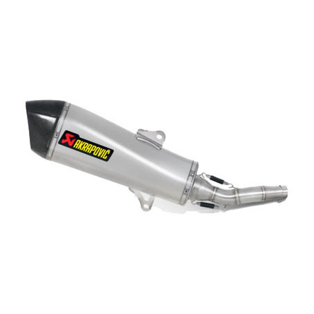 Akrapovic exhaust Slip-On System Titanium for Yamaha X-MAX 400, Majesty 400 07-, Peugeot Evolis 400