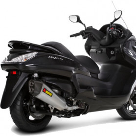 Silencieux Titane Akrapovic pot Slip-On Yamaha X-MAX 400, Majesty 400 07-, Peugeot Evolis 400
