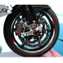 Wheel Stripe whit Italian Flag, One Set for 2 Wheels