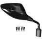 Espejo homologado Universal 2004 Orion Carbono brillante da Manillar con adaptadores Derecho