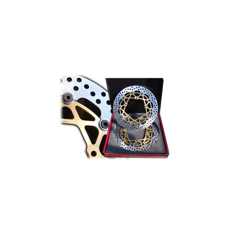Bremsscheiben-Paar Brembo SuperSport für Aprilia, Ducati, KTM, Benelli für pinza 4 Bremsbeläge, dim 320x64 mm