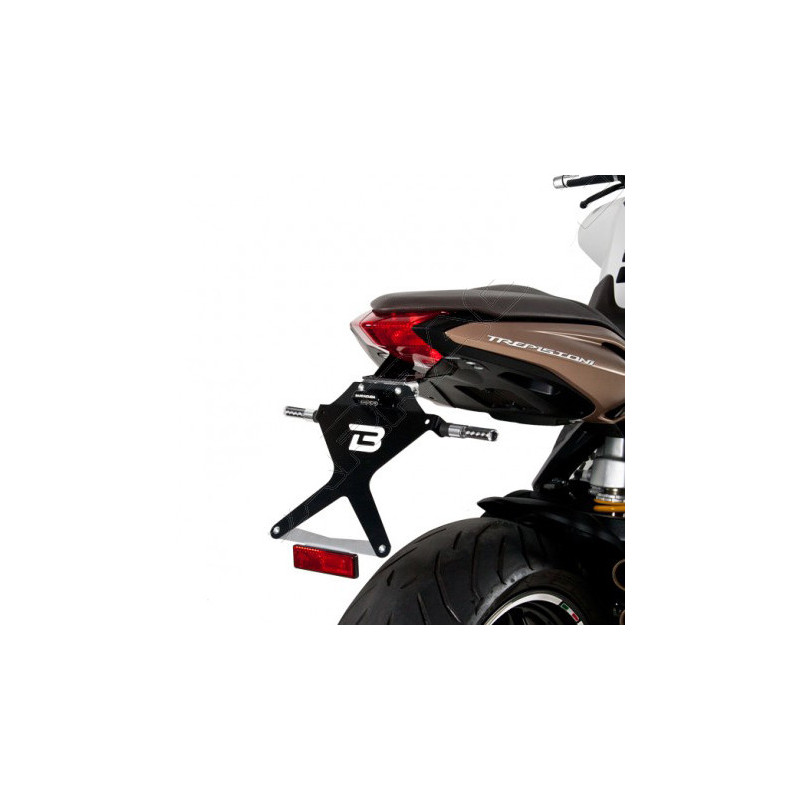 Barracuda adjustable license plate for MV Agusta Brutale 675/800