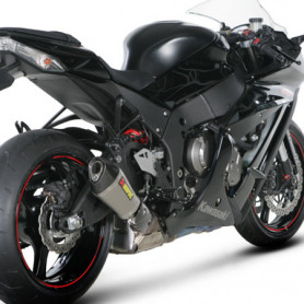 Silencieux Titane Akrapovic pot Slip-On Homologué Kawasaki ZX10R 11-15