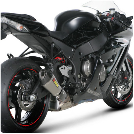 Silencieux Titane Akrapovic pot Slip-On Homologué Kawasaki ZX10R 11-15