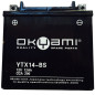 Batería Okyami YTX14-BS 12A, positivo SX