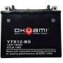 OKIAMI Battery YTX12-BS 10,5 A left polarity