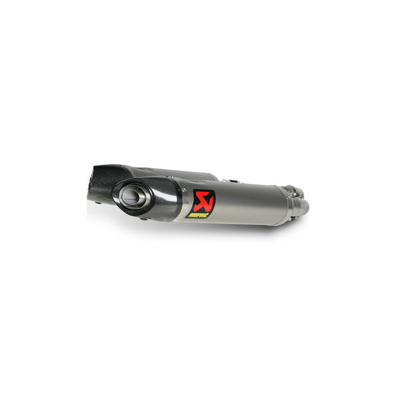 Terminales de escape Akrapovic Titanio Slip-On homologado para A… | MotoGM