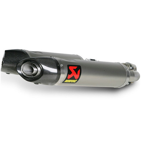 Terminales de escape Akrapovic Titanio Slip-On homologado para A… | MotoGM