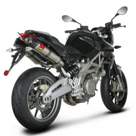 Silencieux Titane Akrapovic pot Slip-On Homologué Aprilia Shiver 750