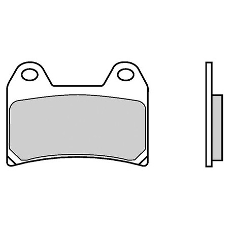 Plaquette de frein Braking Sinter CM55 Avant (2 paires pour 2 disques), 784CM55