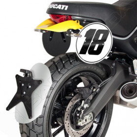 Schutzblech hinten Barracuda Aluminium eloxiert Ducati Scrambl… | MotoGM