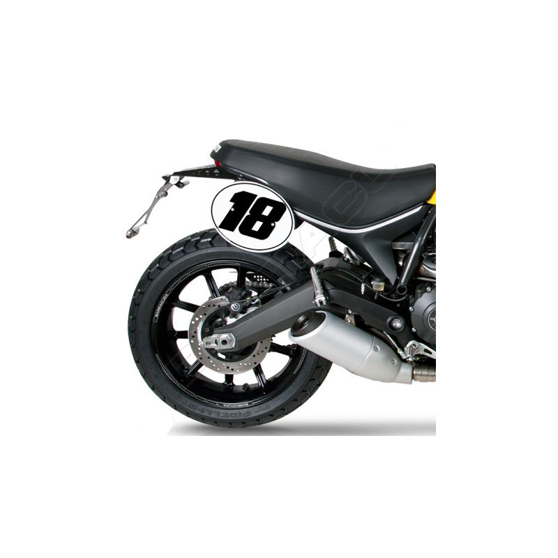 Support de plaque Barracuda pour Ducati Scrambler