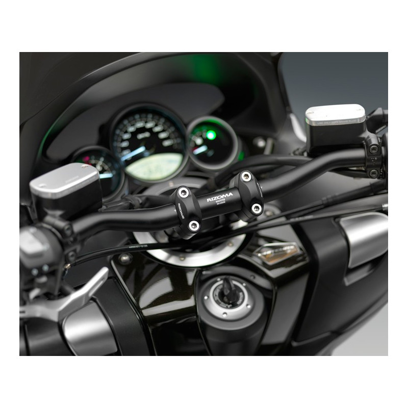 Kit Alzamanubrio Rizoma para Yamaha T-Max 500 08-, T-MAX 530 12-, negro