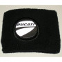 Terry-Cloth wristband brake fluid tank protection Black whit logo