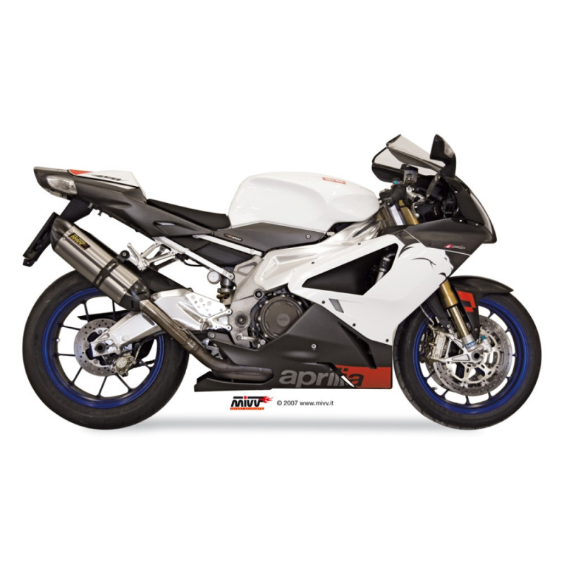 Muffler Street Legal Suono Inox Aprilia RSV 1000 04-, Tuono 06-