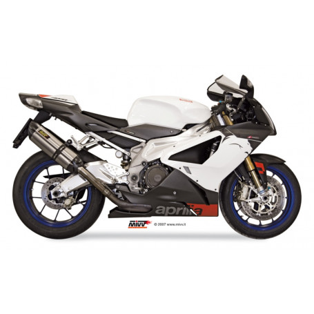 Terminale omologato Mivv Suono Inox Aprilia RSV 1000 04-, Tuono 06-