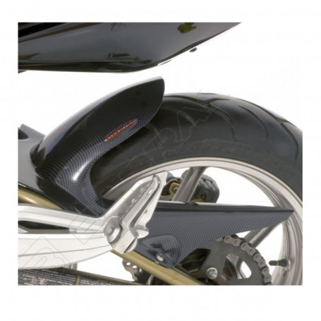 Garde Boue Arriere Barracuda + protege chaine en look carbone pour Kawasaki ER6-N/F -08