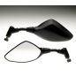 Spiegel homologiert Universal 2004 Orion schwarz matt links versione Naked passo 10X1,25