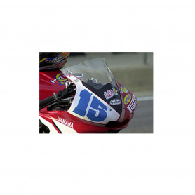 Fabbri racing screen "Solo Pista" clear for Yamaha R6 03-05 | MotoGM