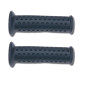 POIGNÉES DE GUIDON DOMINO scooter noire 118 mm