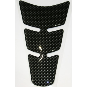 Protector de depósito Carbon look resinato corto | MotoGM