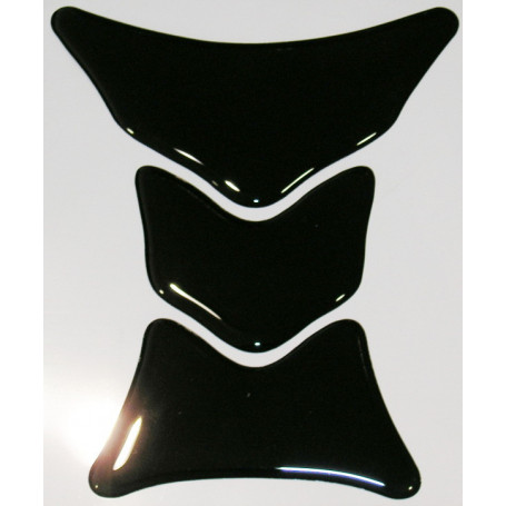 Protector de depósito negro resinato Racing Modular | MotoGM