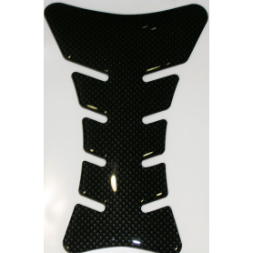 Protector de depósito Carbon look Sport resinato ancho | MotoGM