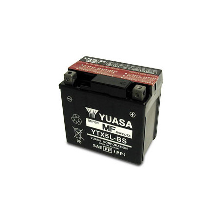 Batteria Yuasa YTX5L-BS 4A, positivo DX, KTM EXC 250/400/450/525 - MXC 450 da 03-