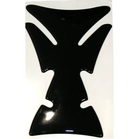 Protector de depósito Negro "Reverse" resinato ancho | MotoGM
