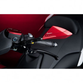 Espejos de manillar Lightech de Ergal para Yamaha T-Max 500 04-11, T-MAX 530 12- non homologado (1 par)