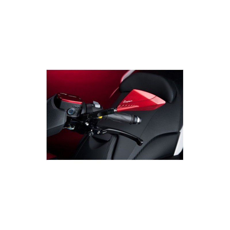 Espejos de manillar Lightech de Ergal para Yamaha T-Max 500 04-11, T-MAX 530 12- non homologado (1 par)
