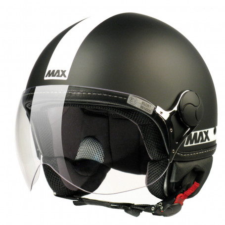 Casco jet Max power negro opaco | MotoGM