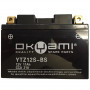 OKYAMI BATTERY YTZ12S, TTZ12S 11A, LEFT POLARITY