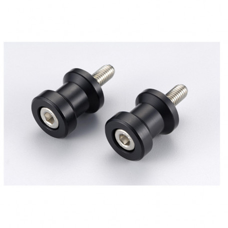 Nottolino supporto cavalletto M8 x 1,25 nero (2 pezzi)