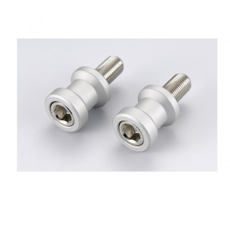 DIABOLOS MOTO ALU M8 X 1,25 GRIS (1 COUPLE)