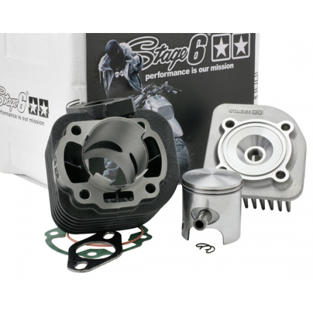 Stage6 StreetRace cyl. cast-iron 70 CC Air Minarelli Horizontal